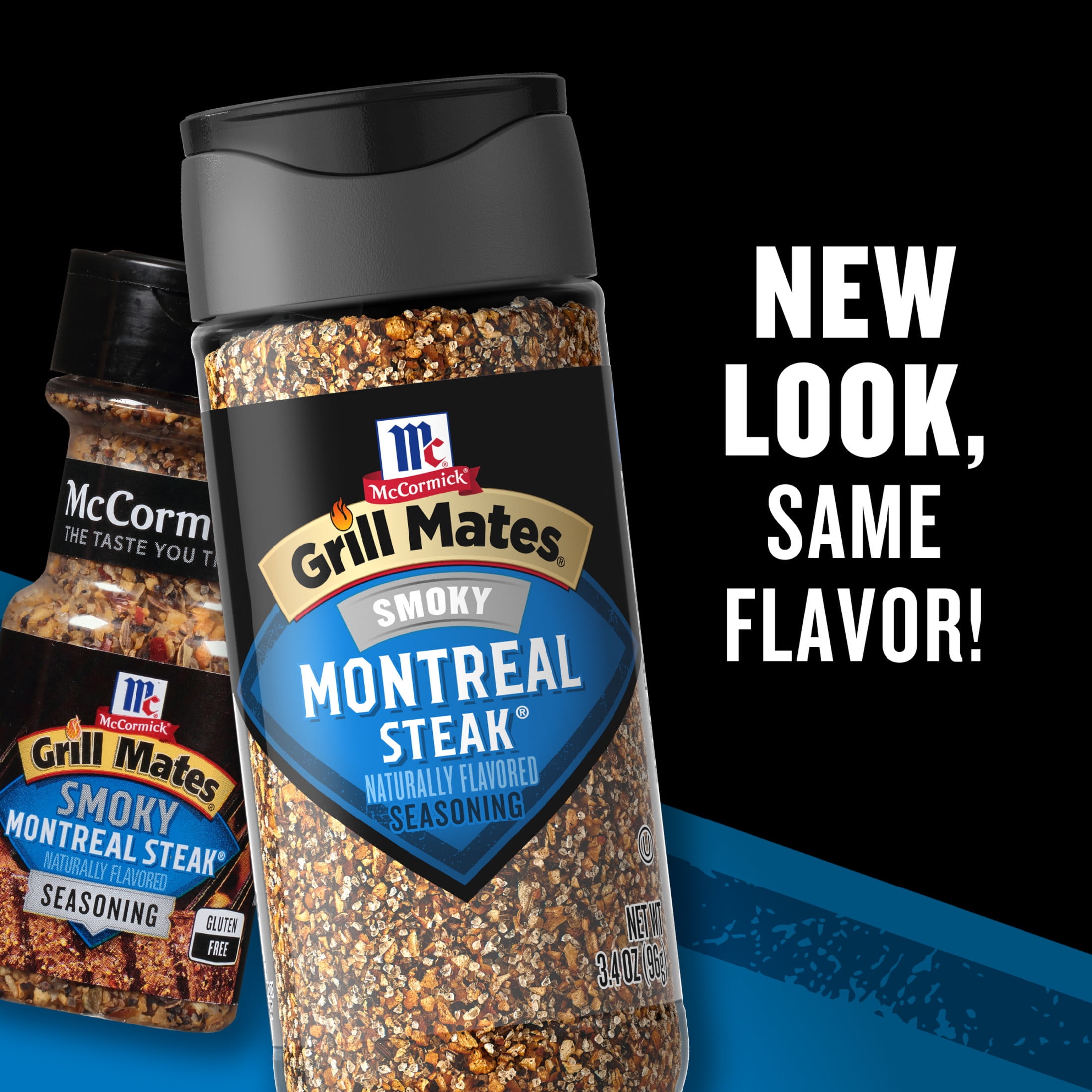 McCormick Grill Mates Smoky Montreal Steak Seasoning, 3.4 oz Bottle