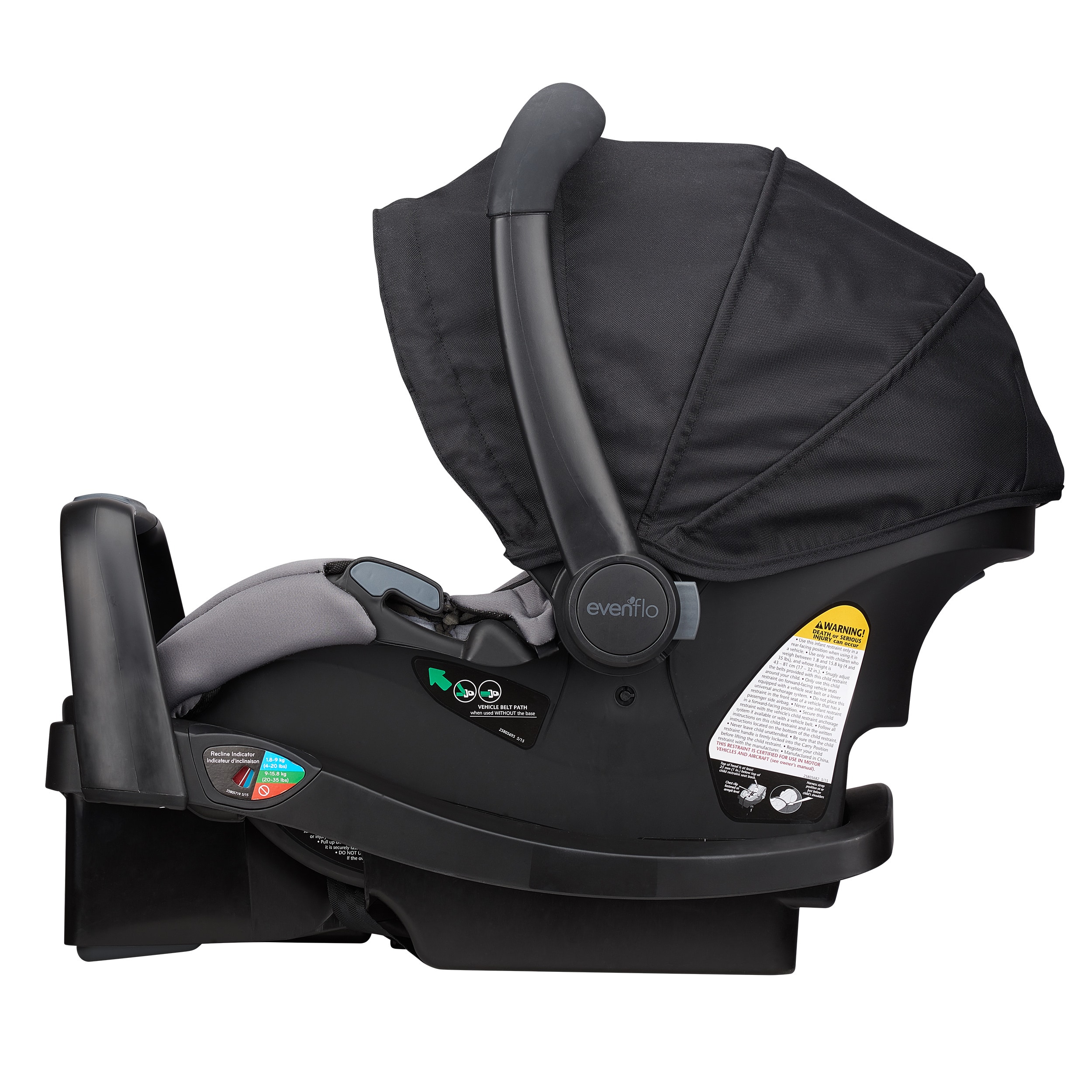 Evenflo Safemax Infant Car Seat, Shiloh - image 5 of 6