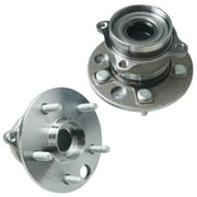 Detroit Axle - Rear 2pc Wheel Bearing Hubs for 01-06 Lexus LS430 2001 2002 2003 2004 2005 2006, 2 Wheel Bearing and Hubs Assembly Replacement