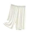 thumbnail image 3 of OVAFBAU Womens Pajamas Bottoms Sleep Shorts Cotton High Waist Thin Casual Capris Sleep Shorts Sleepwear, 3 of 7