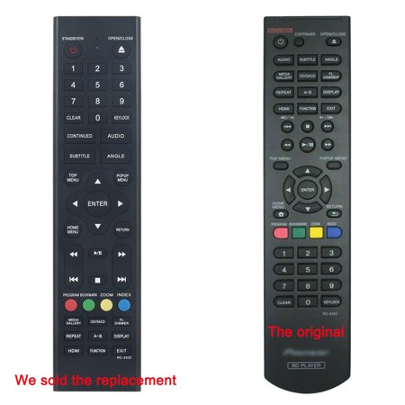 Replacement Remote RC-2422 Fit for Pioneer 3D Player BDP-150 BDP150