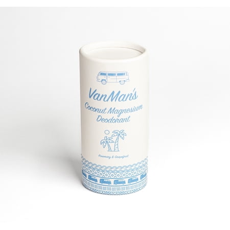 VanMan s Coconut Magnesium Deodorant - 2 oz