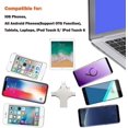 thumbnail image 2 of Memoria Externa para iPhone, Memoria USB 32/64/128GB, Memoria USB 4 en 1 Unidad Flash USB Memory Stick de Metal Expansión de Memoria para Apple iPhone iPad Android Notebook USB 2.0 Plata (32GB), 2 of 4