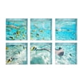 thumbnail image 1 of 6 uds pegatinas para bañera pegatinas de pared decoración del hogar cuadrado impermeable 15x15cm calcomanías para bañera, 1 of 7