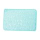 thumbnail image 1 of Alfombrilla de baño de dos piezas de franela con diseño de guijarros en relieve 3D, alfombrilla de suelo antideslizante absorbente de 3 piezas, 1 of 5