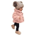 thumbnail image 3 of Vedolay Girl Fall Coats Winter Thick Warm Hooded Windproof Outwear Jacket Hoodies Coat Pink,110, 3 of 5