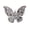 Right, variant on SmartBy 1 Pc Women Butterfly Ear Cuff Rhinestone Butterfly Clip-On Earring No Piercing Ear Wrap Jewelry Gift for Her Birthdays Parties Weddings