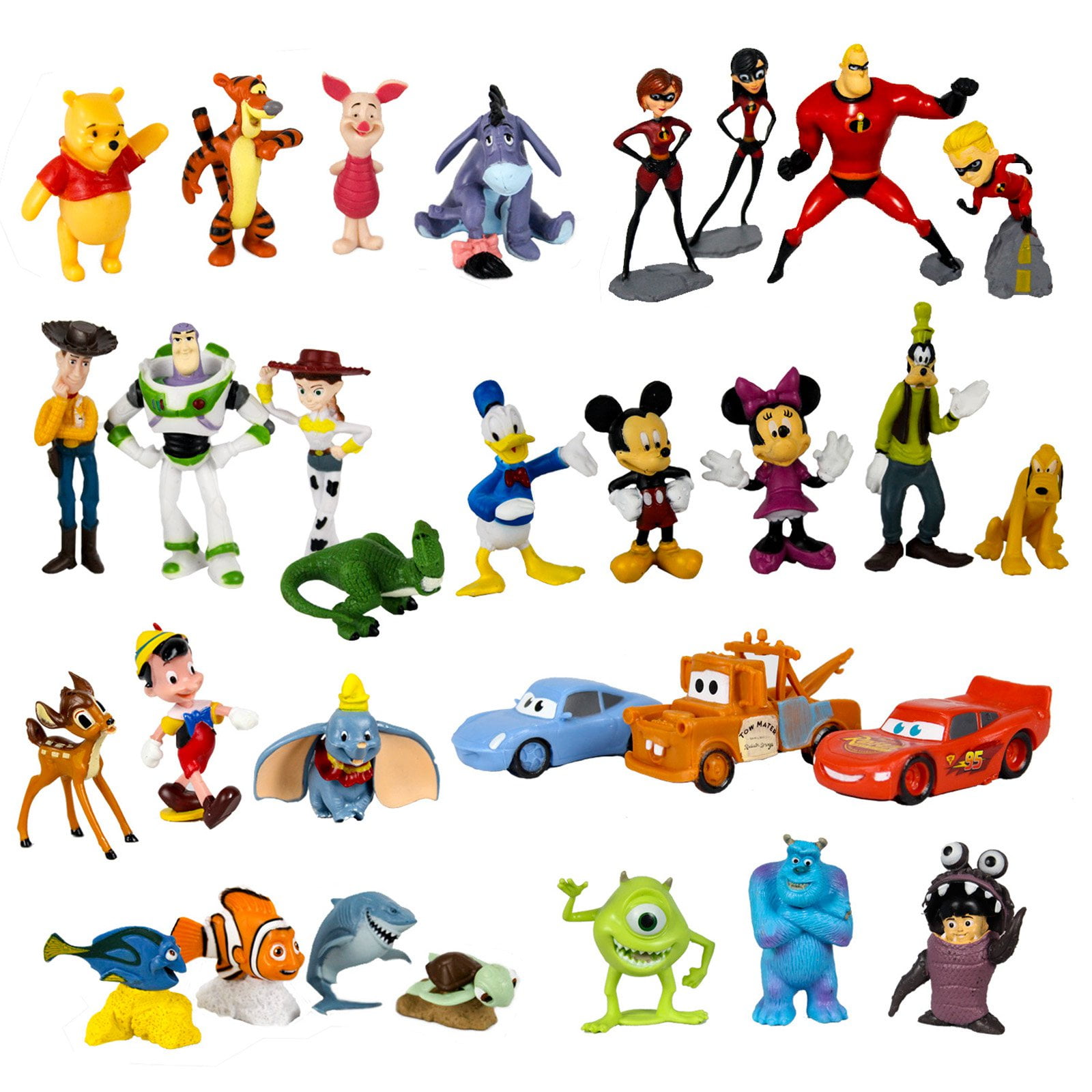 Disney 30 Pc. Classic Figurines - Walmart.com