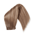 thumbnail image 3 of Satin Strands 18 Inch Blonde Ombre Seamless Clip in Hair Extensions, 100% Human Hair, Add Length and Volume, 3 of 7