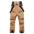 thumbnail image 3 of AWZXDE Men's Winter Ski Pants with Suspenders Buckle Insulated Warm Snowboard Overpants for Cold Weather Khaki,XXXL, 3 of 3