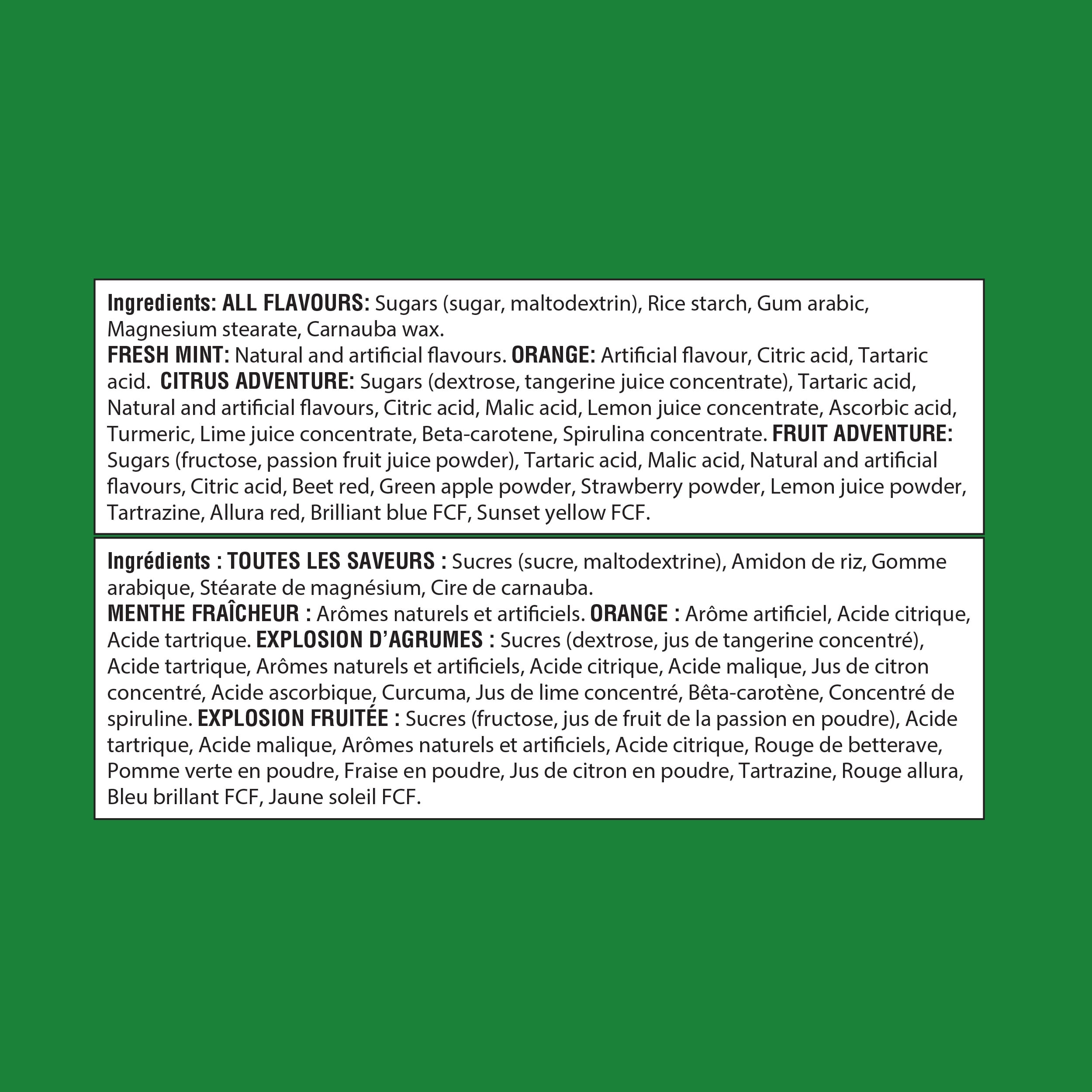 TIC TAC Mints, Holiday Stocking Stuffer, 116 grams, 4 Count Single Packs, 116g, pack of 4