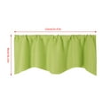 thumbnail image 3 of uhnmki Rideau de Porte Cuisine Occultant Rideau de Fenêtre Couleur Unie Poche Rideau en Forme d'Éventail Rideau Court 52 X 18 Pouces, 3 of 9