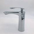 thumbnail image 3 of Cateissary Grifo de lavabo para lavabo, lavabo de baño, grifo de agua, mezclador frío y caliente, de aleación, rociador para lavavajillas de un Accesorios de baño Plata, 3 of 6