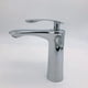 thumbnail image 5 of Monstrate Grifo de lavabo para lavabo, grifería de agua, mezclador de pulverización fría y caliente, bañera de , rociador doméstico montado Accesorios de baño Plata, 5 of 6