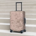 thumbnail image 6 of Fuzoiu Rose Gold Marble Texture Print Suitcase Cover,Washable Luggage Covers for Suitcase,Elastic Luggage Protector Cover,Scratch Resistant Travel Suitcase Covers-X-Large, 6 of 7