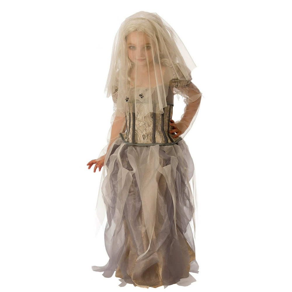 Girls Ghost Bride Costume - Walmart.com - Walmart.com