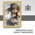 thumbnail image 3 of 9x17 Frame Gold Real Wood Picture Frame Width 1.25 inches | Interior Frame Depth 0.75 inches |, 3 of 8
