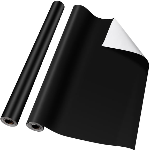 Tenceur Bulletin Board Paper Fade Resistant Paper Roll for School Classroom Decor (Black,63 Inches X 98 ft)