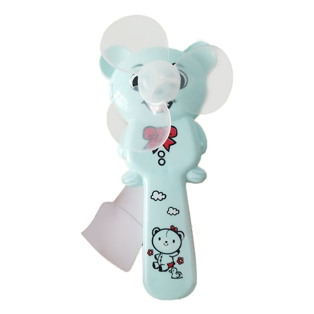 Ventilador de Presión Manual Oso de Mano Plástico Dibujos Animados Lindos Plástico Caucho Suave Miniatura para Niños Dibujos Animados Niños Pequeños Dibujos Animados Clip ANGGREK Otros