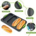 thumbnail image 4 of Bread Loaf Pan for Baking, Silicone 4 Cavity Baguettes Pan, 4 of 5