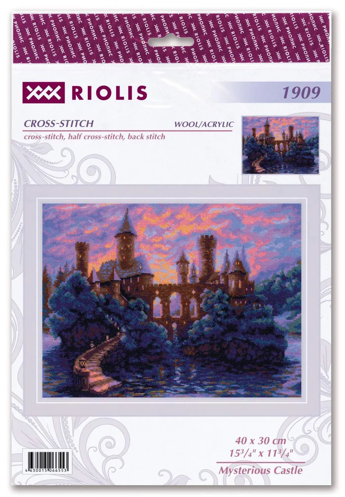 RIOLIS Counted Cross Stitch Kit 15.75"x11.75"-Mysterious Castle (14 Count)