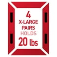thumbnail image 5 of Command Heavy Duty Picture Hangers, Hold 20 lbs, Black, Damage-Free Hanging, 4 Pairs Adhesive Strips, 5 of 12