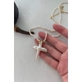 thumbnail image 4 of Baroque Pearl Cross Necklace - Sterling Silver with 18K Gold Plating, 4 of 4