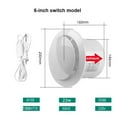 thumbnail image 2 of 4 Inch 6 Inch Ventilating Fan Bathroom Wall Mute Household Exhaust Fan Kitchen Remote Control Exhaust Fan ,High Power, 2 of 7