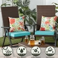 thumbnail image 6 of Greendale Home Fashions Breeze Floral 17 in. Square Outdoor Throw Pillow (2-Pack), 6 of 6