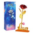 thumbnail image 1 of Flor de oro Hoja de oro Corazón de rosa de pie Regalo único para novia Esposa Mujer Mamá Mamá Mamá Día de San Valentín Día de la madre Fiesta de vacaciones Aniversario de bodas Ormromra 2034852-2, 1 of 8
