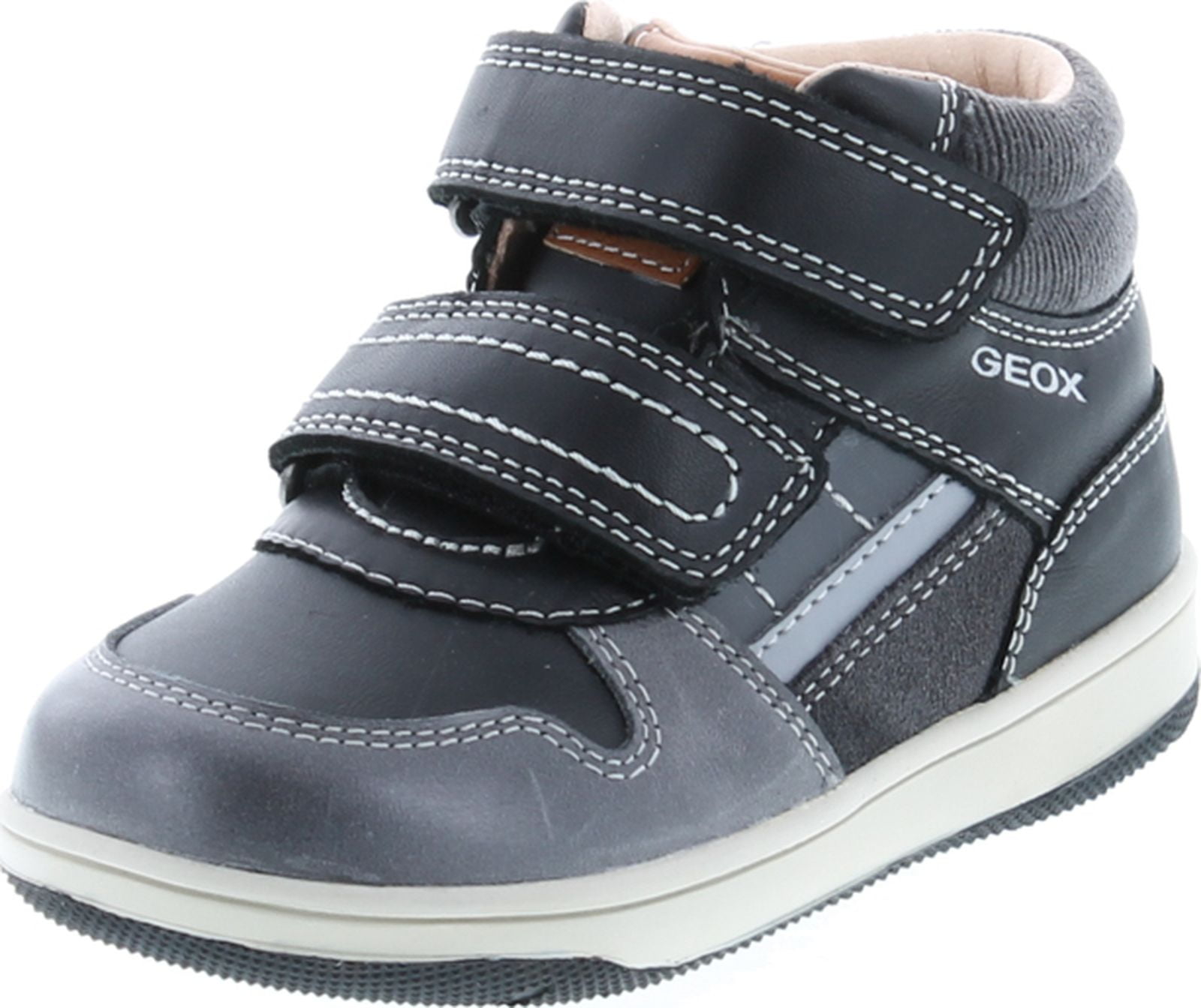 Geox Boys Baby Flick Fashion Shoes, Black/Dark 22 - Walmart.com