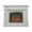 White-04, variant on 31" Electric Fireplace Mantel, Wood Entertainment Center with Electric Fireplace Heater and Remote Control, Elegant Tall TV Stand Suitable for Living Room, Bedroom