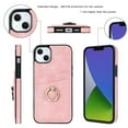 thumbnail image 4 of Nalacover for iPhone 14 Plus 6.7 inch Wallet Back Case,Luxury PU Leather Soft TPU Anti-Drop Shockproof Two Card Slots with Finger Ring Holder Kickstand Ultra Slim Phone Cover.Pink, 4 of 8