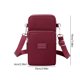thumbnail image 3 of Bolsa cruzado para mujer, monedero informal a la moda para mujer, portátil para el trabajo (rojo vino) Likrtyny Para Estrenar, 3 of 6