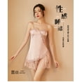 thumbnail image 6 of Fashion and popular camisole pajamas, sexy women's pajamas, tempting foreign trade transparent and fun lingerie, 6 of 26