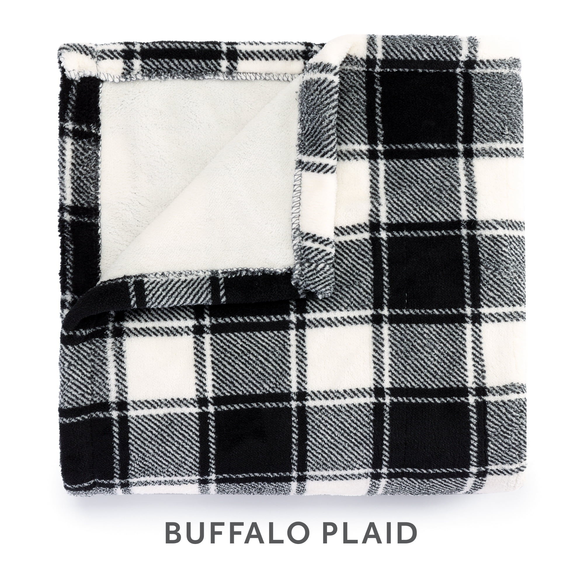 Sunbeam Black Buffalo Heated Throw