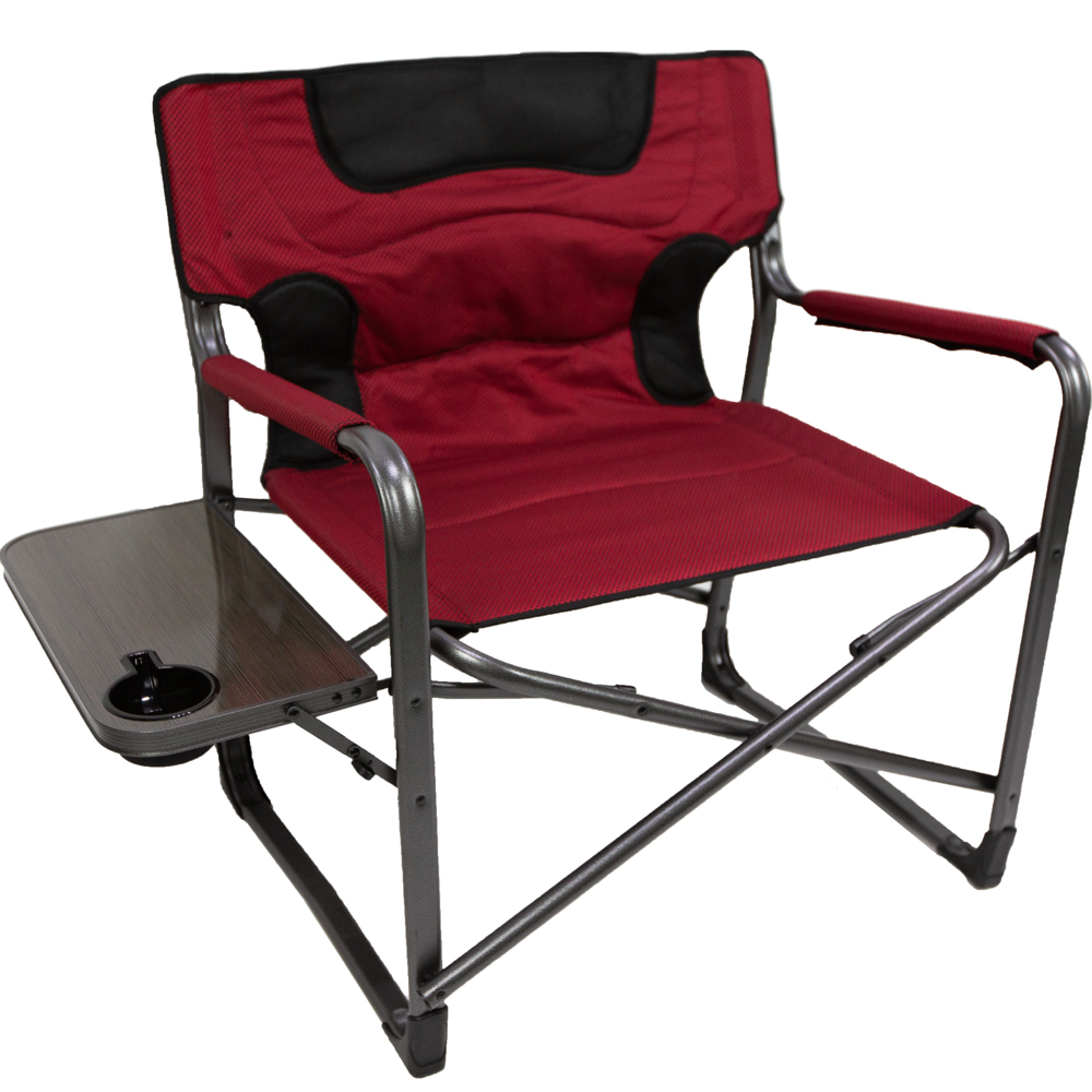 Ozark Trail Camping Director Chair XXL, Red, Adult, 10lbs - image 3 of 9