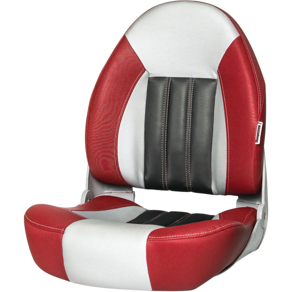 Tempress 68450 Probax High-Back Orthopedic Boat Seat - Red/Gray/Carbon ...