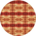 thumbnail image 1 of Ahgly Company Machine Washable Indoor Round Transitional Orange Area Rugs, 8' Round, 1 of 7