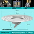thumbnail image 1 of Mosiee Shower Floor Drain Sink Strainer Fast Drainage Floor Drain Anti-Odor Dectable Backflow Preventer Accessory In Stock Wholesale, 1 of 9