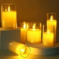Flickering Flameless Candles, Swinging flame LED Candles, No melt