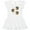 AA-White, variant on Inktastic Hedgehog for Girls Girls Toddler Dress