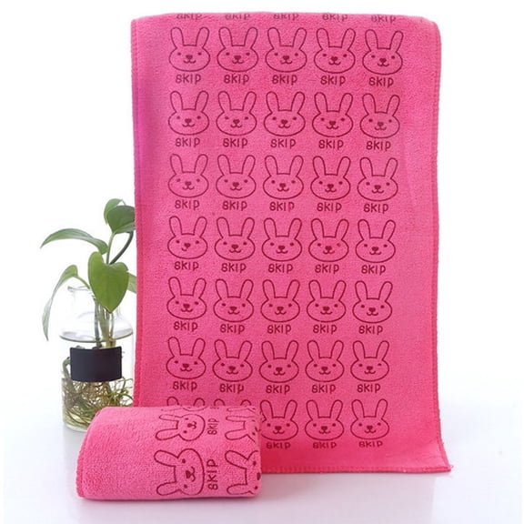 Cotton Bath Towel, Super Soft Absorbent Quick Dry Towel for Hotel Spa Home, 25x70 Inch Pink