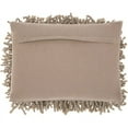 thumbnail image 5 of Nourison Skinny Fugga Shag Decorative Throw Pillow, 14" x 20", Silver, 5 of 7