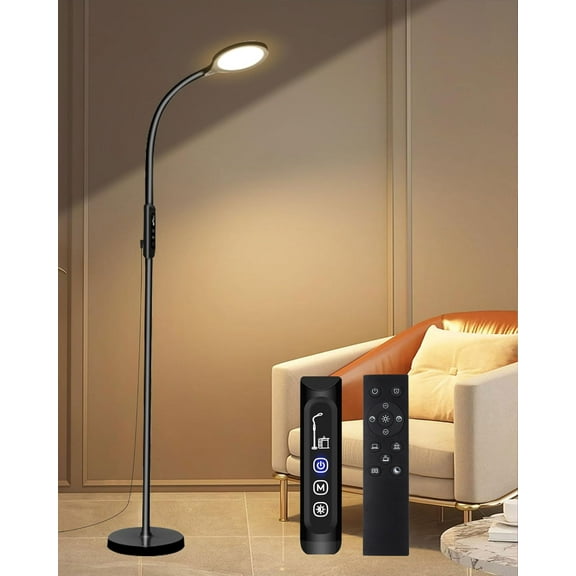Aoife Light Therapy Floor Lamp, 11000 Lux Full Spectrum Sun Light Therapy Lamp, No UV Sunlight Lamp with 10 Color Temperatures and 10 Brightness Levels