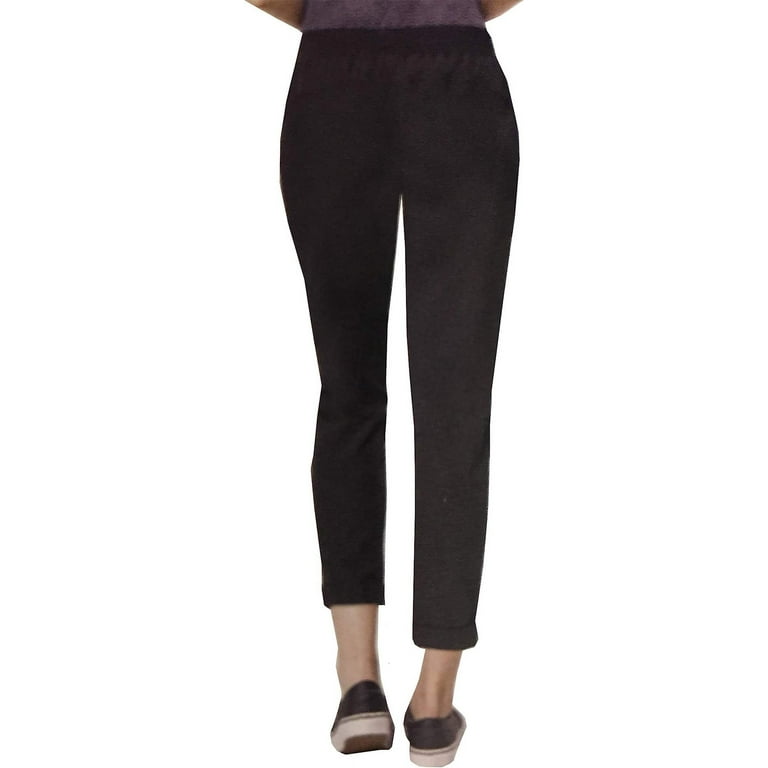 MPG Mondetta Performance Gear Women's Cuffed Travel Capri Pants (Black,  Small) 