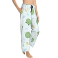 thumbnail image 2 of Balery Kawaii Frogs print Women's Pajama Pants,Ultra Lightweight Pjs,Lounge Pant-X-Large, 2 of 9