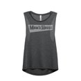 thumbnail image 1 of Thread Tank Mom's House (Full House) Women's Fashion Sleeveless Muscle Tank Top Charcoal Small, 1 of 4