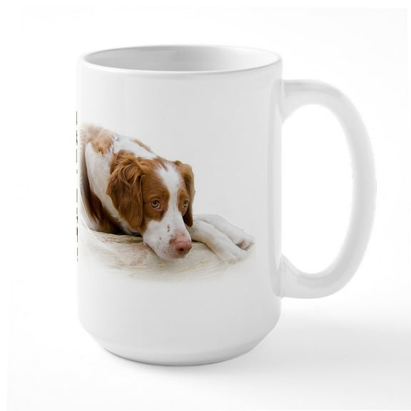 CafePress - Relaxing Large Mug With Type - 15 oz Ceramic Large White Novelty Mug