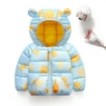 thumbnail image 3 of Bwdbhd Winter Coats for Kids Winter Coats for Kids with Hoods Light Puffer Jacket for Baby Boys Girls Toddlers Clothing Blue,3-4 Years, 3 of 4